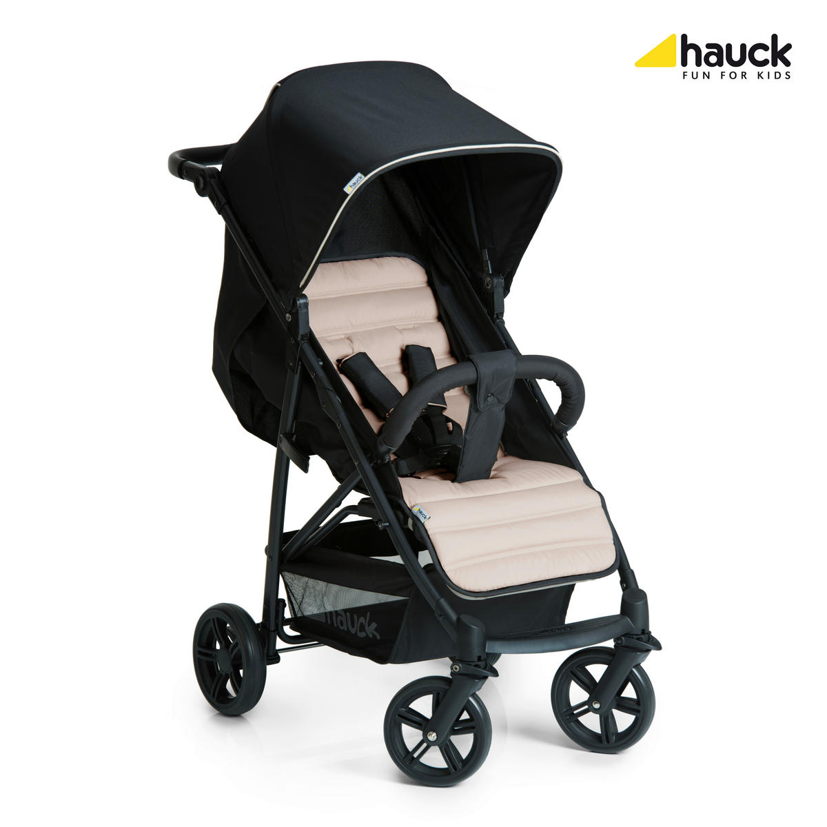 DEČJA KOLICA - SET   - bež/crna, Osnovno, tekstil/metal (104/54/92cm) - Hauck