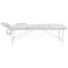 MASSAGETISCH MT50 - Weiß, KONVENTIONELL, Kunststoff/Metall (186/68/82cm) - Atrigo