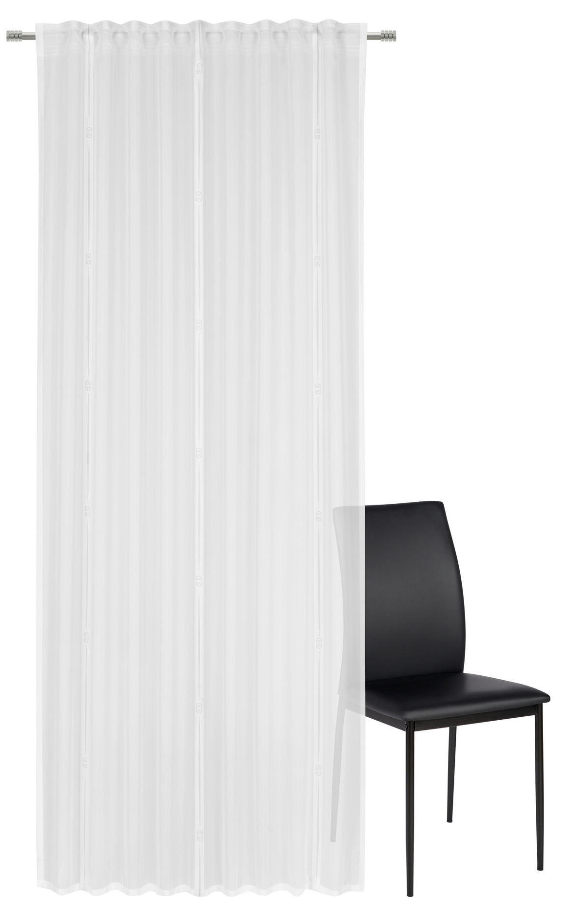 FERTIGVORHANG halbtransparent  - Grau, Design, Textil (140/260cm) - Dieter Knoll
