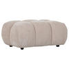 HOCKER in Textil Beige  - Beige/Schwarz, Konventionell, Kunststoff/Textil (86/42/57cm) - Carryhome
