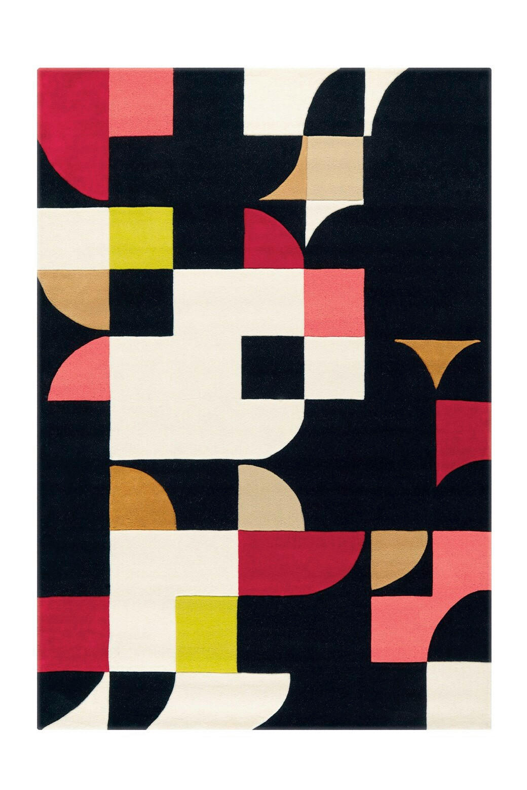 FLACHWEBETEPPICH 170/240 cm  - Multicolor/Schwarz, Basics, Textil (170/240cm) - Novel