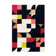 FLACHWEBETEPPICH 170/240 cm Multicolor, Schwarz  - Multicolor/Schwarz, Basics, Textil (170/240cm) - Novel