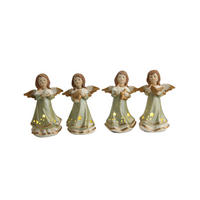 ÎNGER DECORATIV - verde, Lifestyle, ceramică (8,8/13,5/6,3cm) - X-Mas