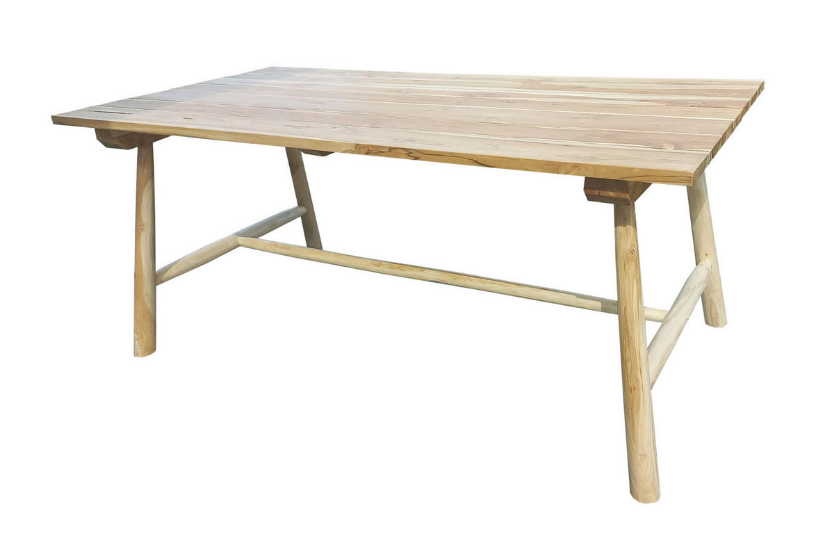 GARTENTISCH 180/90/77 cm Holz rechteckig  - Naturfarben, Natur, Holz (180/90/77cm) - Livetastic