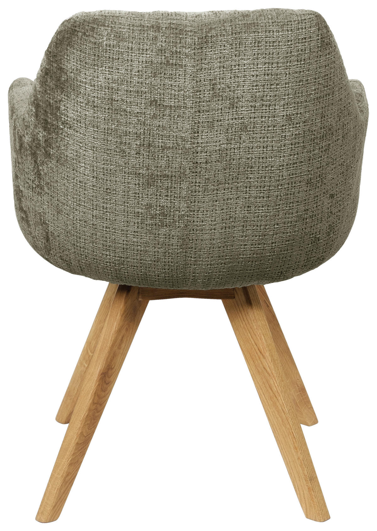 ARMLEHNSTUHL in Holz, Textil Grün  - Naturfarben/Grün, KONVENTIONELL, Holz/Textil (61/64/58cm) - Linea Natura