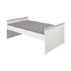 BETT 90/200 cm  in Weiss, Silbereichenfarben   - Weiss/Silbereichenfarben, Basics, Holzwerkstoff (90/200cm) - Paidi