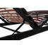 LATTENROST 90/200 cm Buche Echtholz - Dunkelgrau/Weinrot, Basics, Holz/Kunststoff (90/200cm)
