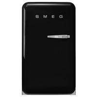 KÜHLSCHRANK 54,5/97-98/70,1 cm FAB10LBL6  - Schwarz Hochglanz, Basics, Glas/Metall (54,5/97-98/70,1cm) - SMEG