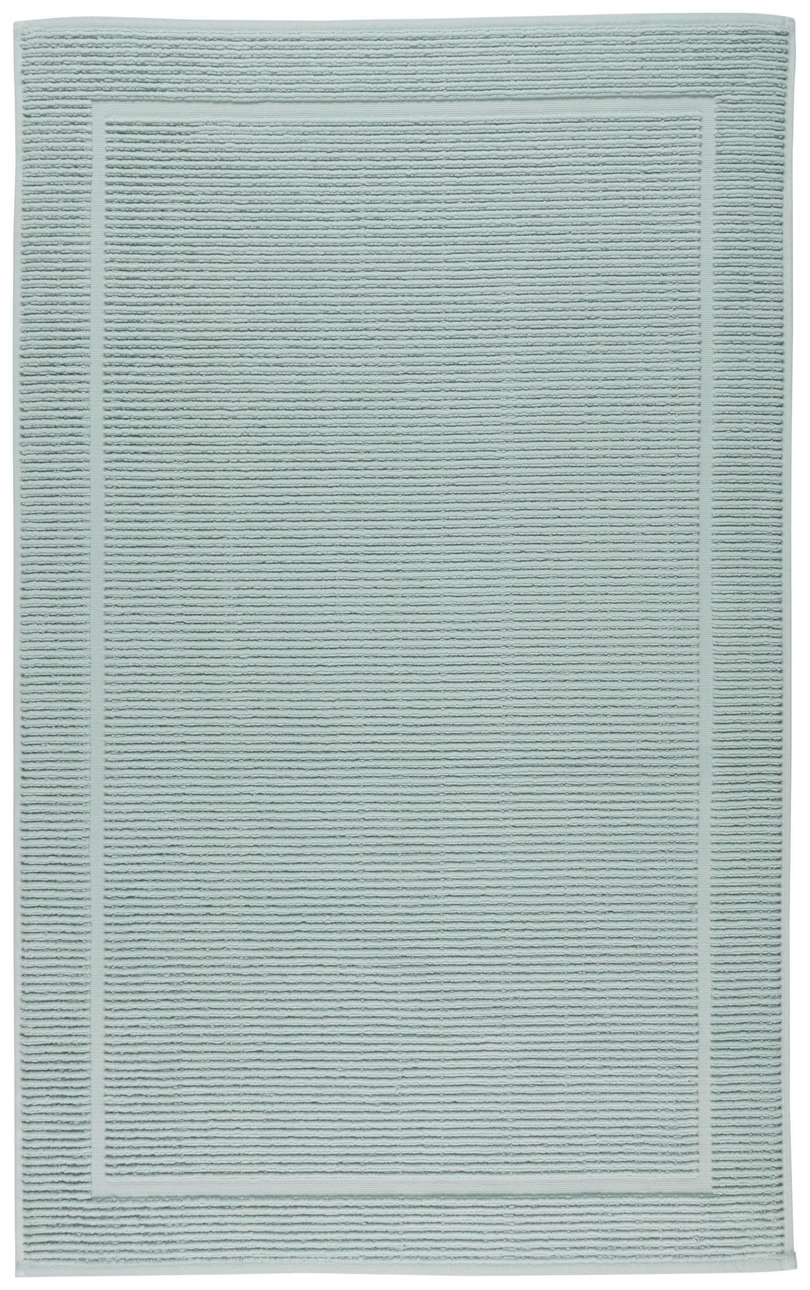 BADEMATTE Mintgrün 60/100 cm  - Mintgrün, Basics, Textil (60/100cm) - Bio:Vio