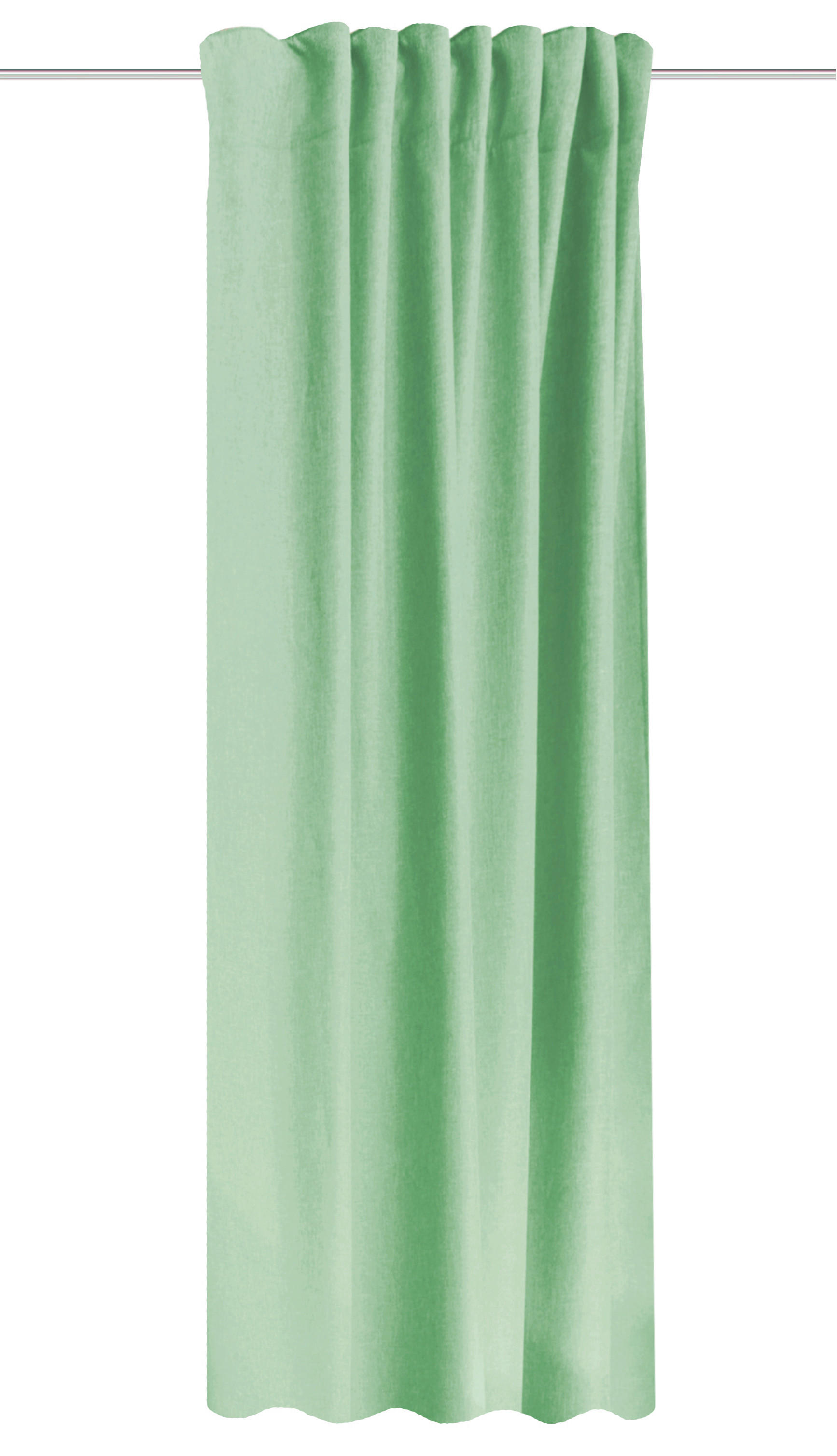 WÄRMESCHUTZVORHANG  blickdicht  135/245 cm   - Mintgrün, Basics, Textil (135/245cm) - Schmidt W. Gmbh