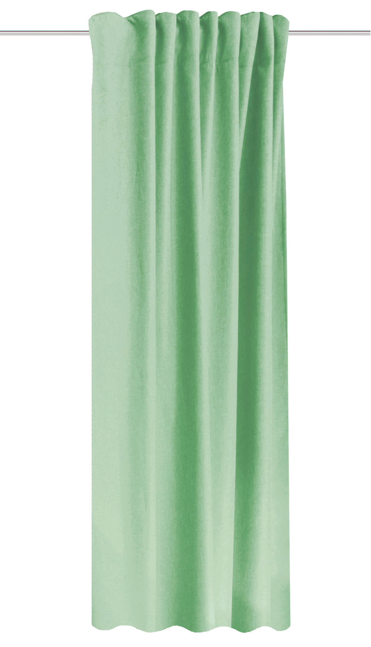 WÄRMESCHUTZVORHANG blickdicht 135/245 cm - Mintgrün, Basics, Textil (135/245cm) - Schmidt W. Gmbh