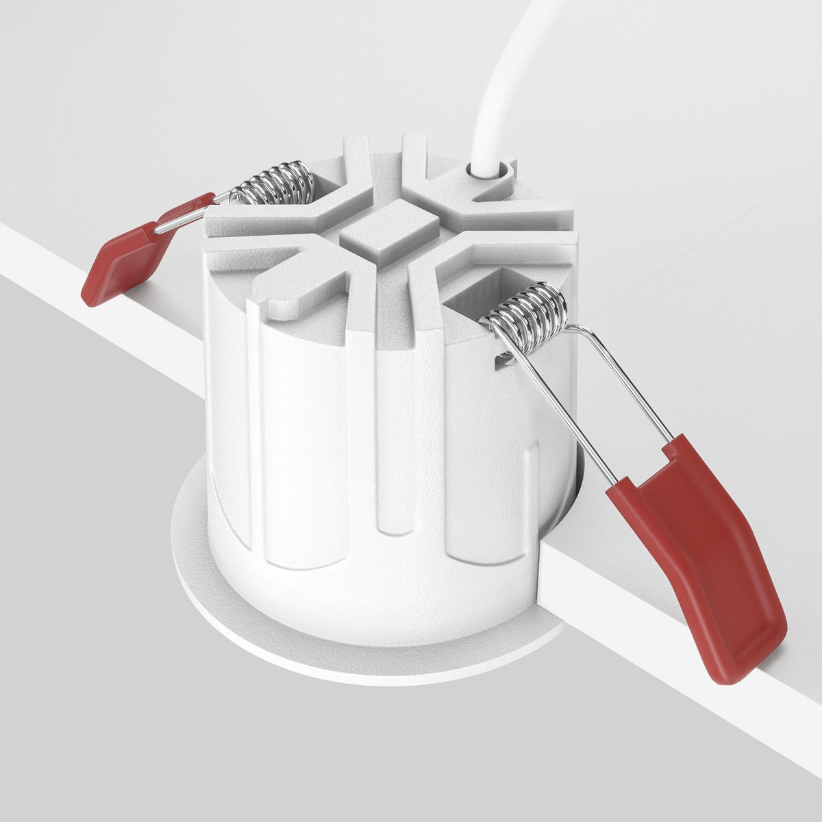 DECKENLEUCHTE  6,5/5,2 cm    - Schwarz/Weiß, Design, Metall (6,5/5,2cm) - MAYTONI