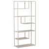 BOKHYLLA i 85/188/35 cm beige  - beige, Design, metall (85/188/35cm) - Livetastic