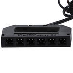 VERTEILER FÜR MÖBELBELEUCHTUN  - Schwarz, Kunststoff - Hom`in