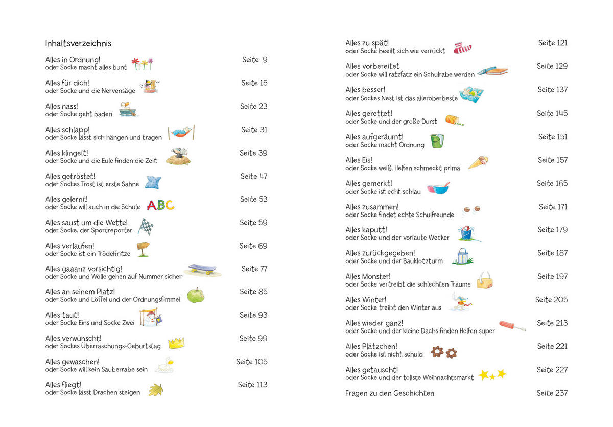 BUCH Rabe Socke: Noch eine Geschichte, bitte-danke!  - Multicolor, Basics, Papier (20,2/27,9/2,6cm)