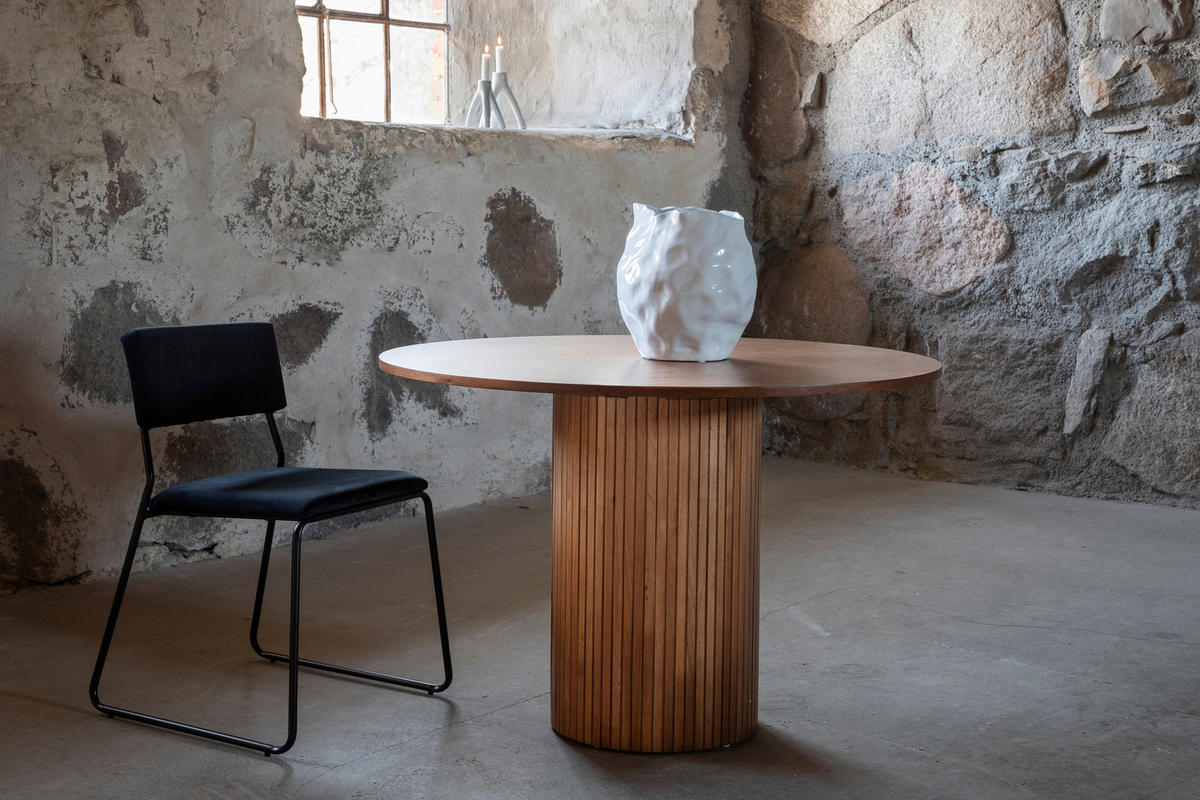 ESSTISCH in Holzwerkstoff 110/110/75 cm  - Walnussfarben, Design, Holzwerkstoff (110/110/75cm) - Livetastic