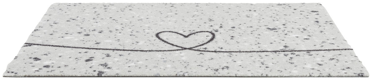 FUßMATTE  50/70 cm  Hellgrau  - Hellgrau, Basics, Kunststoff/Textil (50/70cm) - Esposa