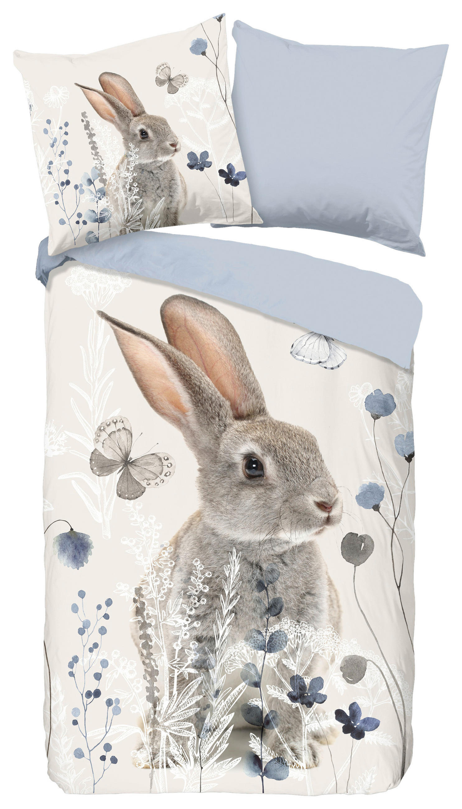 JUGENDBETTWÄSCHE Ravi Renforcé 135/200 cm  - Multicolor, Natur, Textil (135/200cm)