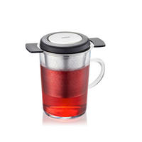 TEESIEB - Edelstahlfarben/Schwarz, Basics, Kunststoff/Metall (7,4/7,7cm) - Gefu