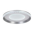 LED-DECKENLEUCHTE 50/9 cm   - Dunkelgrau/Transparent, Design, Kunststoff/Metall (50/9cm) - Novel