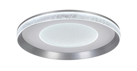 LED-DECKENLEUCHTE 50/9 cm   - Dunkelgrau/Transparent, Design, Kunststoff/Metall (50/9cm) - Novel