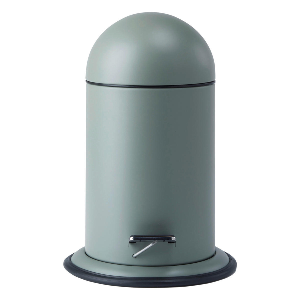 TRETEIMER Ona 3 L  - Schwarz/Grün, Basics, Kunststoff/Metall (17/34cm) - Aquanova