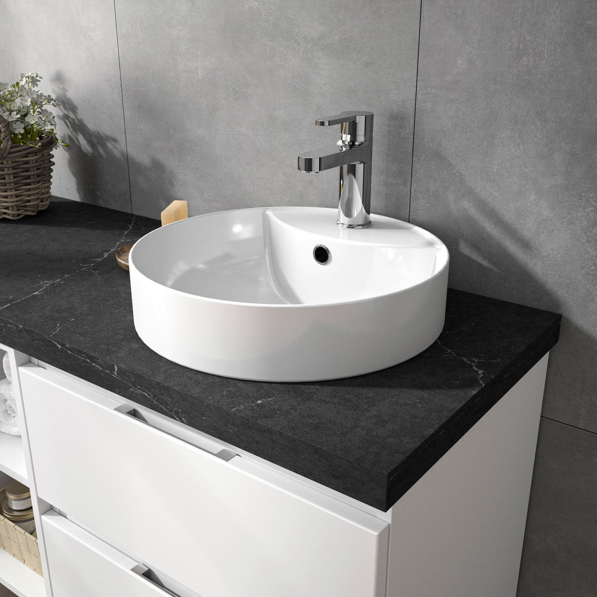 BADEZIMMER  in 120 cm  - Weiß, KONVENTIONELL, Holzwerkstoff (120cm) - Pelipal