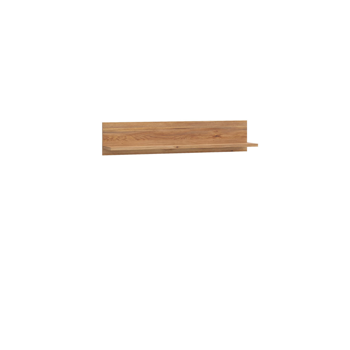STENSKA POLICA - barve hrasta, Moderno, leseni material (125/25,6/21,9cm) - Hom`in