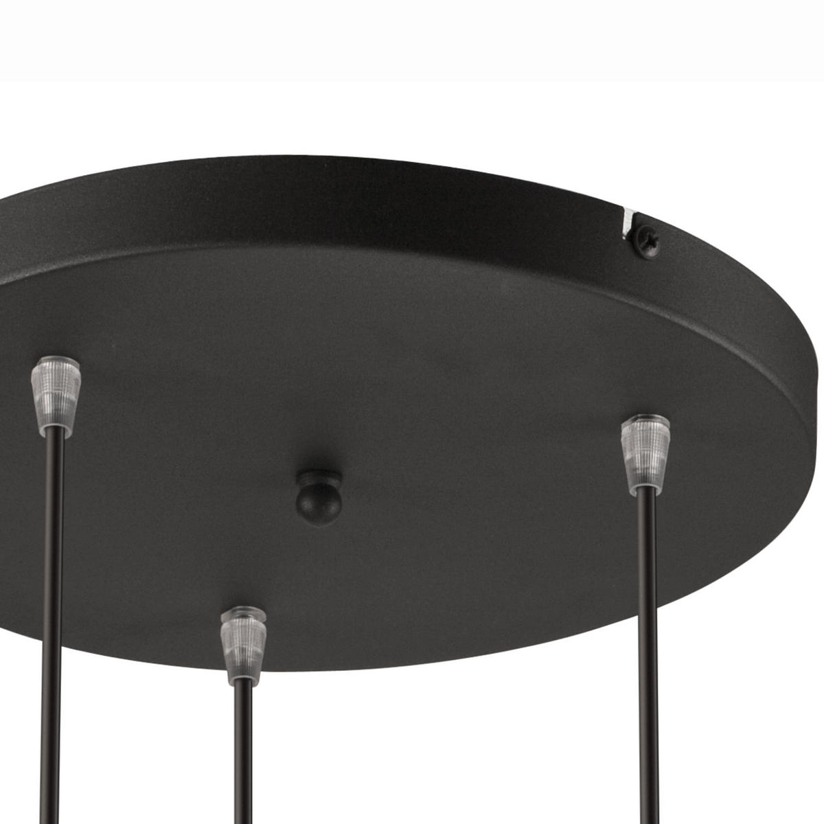 PENDELLEUCHTE DANIELLE 37/79 cm   - Graphitfarben, KONVENTIONELL, Holz/Metall (37/79cm)