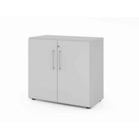 AKTENSCHRANK Grau  - Grau, Basics, Holzwerkstoff (80/74,8/41,7cm) - Venda