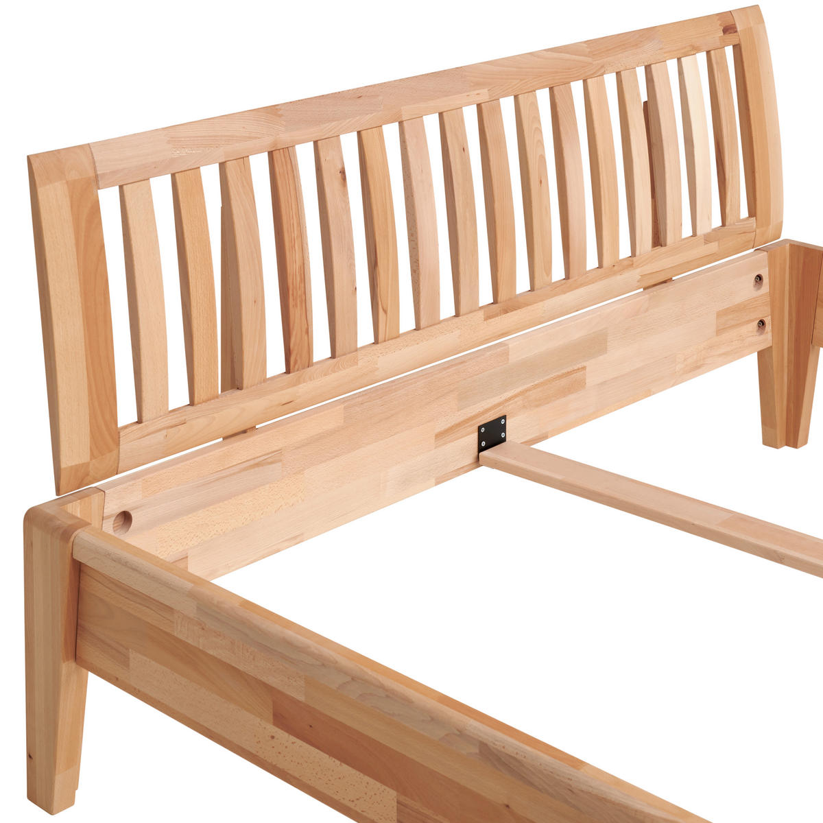 ÁGY 180/200 cm  geszt bükk  - geszt bükk, Natur, fa (180/200cm) - MID.YOU