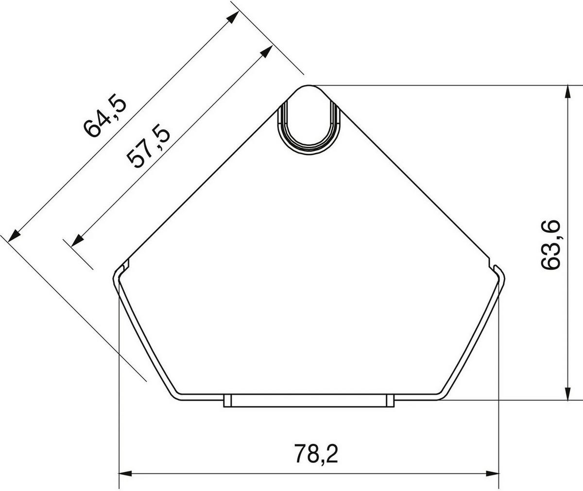 STECKDOSENELEMENT - Schwarz, Basics, Kunststoff (23,5/7,8/7,8cm) - HKT