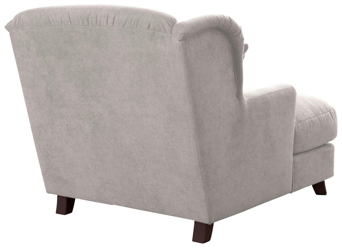 XXL-SESSEL - Dunkelbraun/Creme, MODERN, Holzwerkstoff/Textil (109/104/145cm) - Sit & More