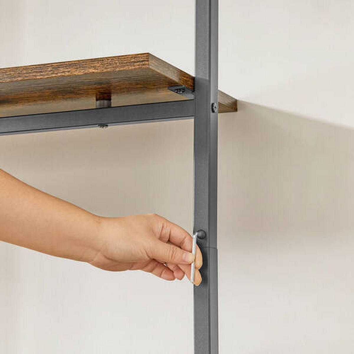 REGAL Braun, Schwarz  60/204,8/30 cm  - Schwarz/Braun, Trend, Holzwerkstoff (60/204,8/30cm) - Boxxx