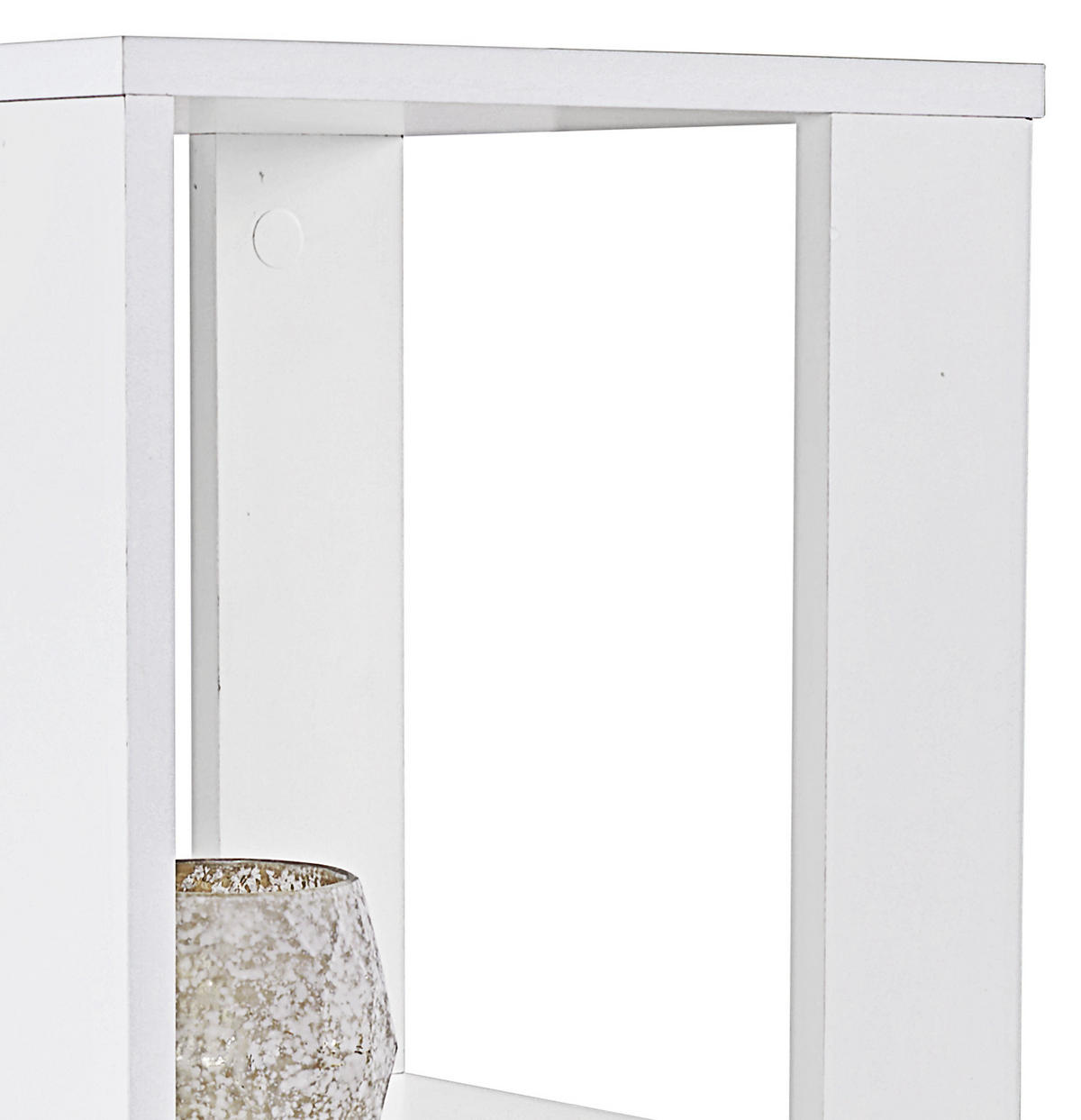REGAL 34/111/34 cm bela  - bela, Moderno, umetna masa/leseni material (34/111/34cm) - Carryhome