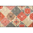 FUßMATTE 115/175 cm Graphik Beige, Rot - Beige/Rot, Kunststoff/Textil (115/175cm) - Esposa