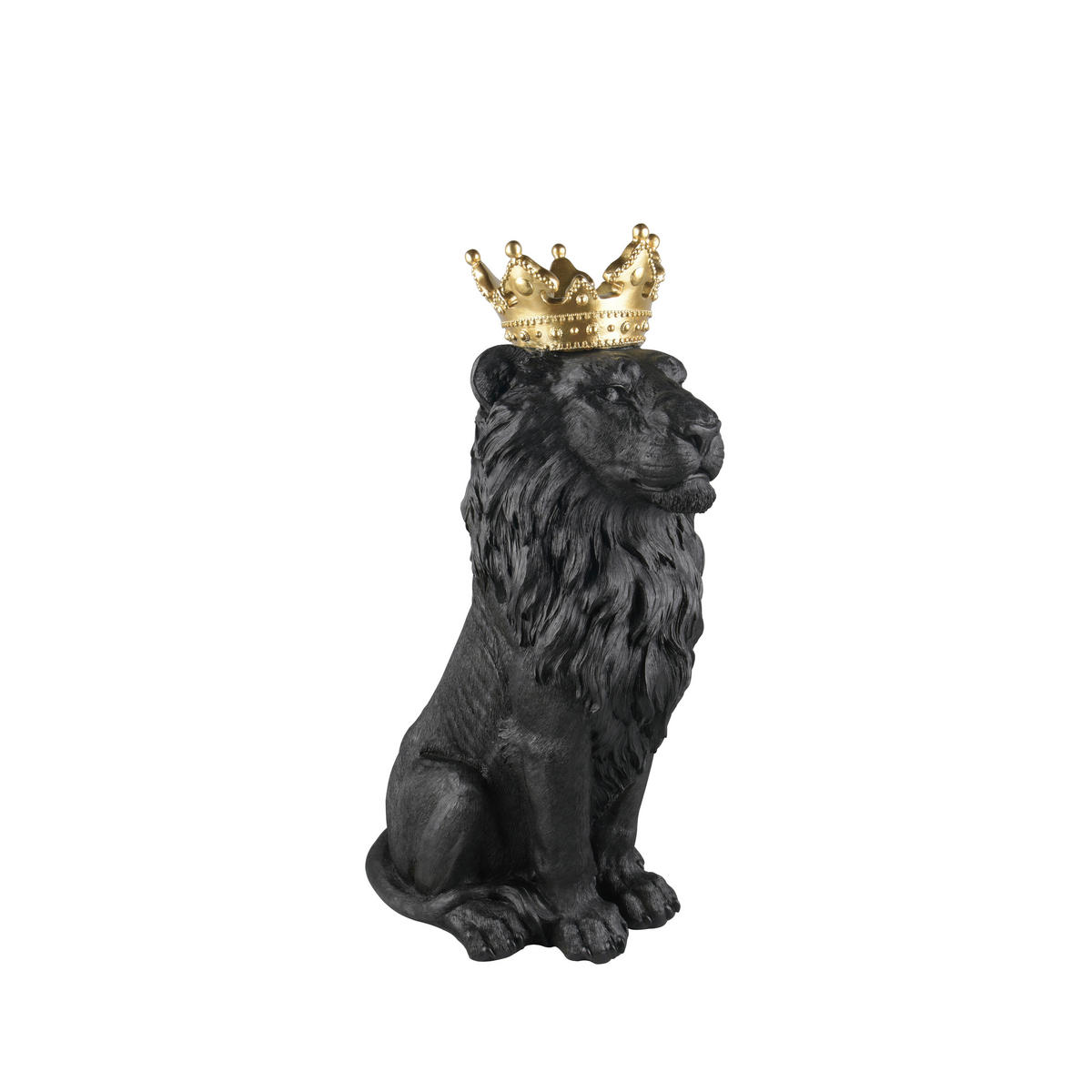 SKULPTUR - Goldfarben/Schwarz, Design, Kunststoff (29,5/73/43cm)