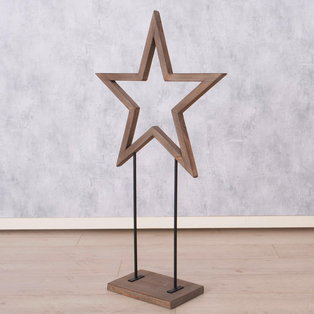 DEKOSTERN  - Naturfarben, Basics, Holz (58,5/19,5/101cm) - Boltze Home