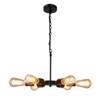 PENDELLEUCHTE Sparta 36/36/105 cm   - Schwarz, Design, Metall (36/36/105cm)