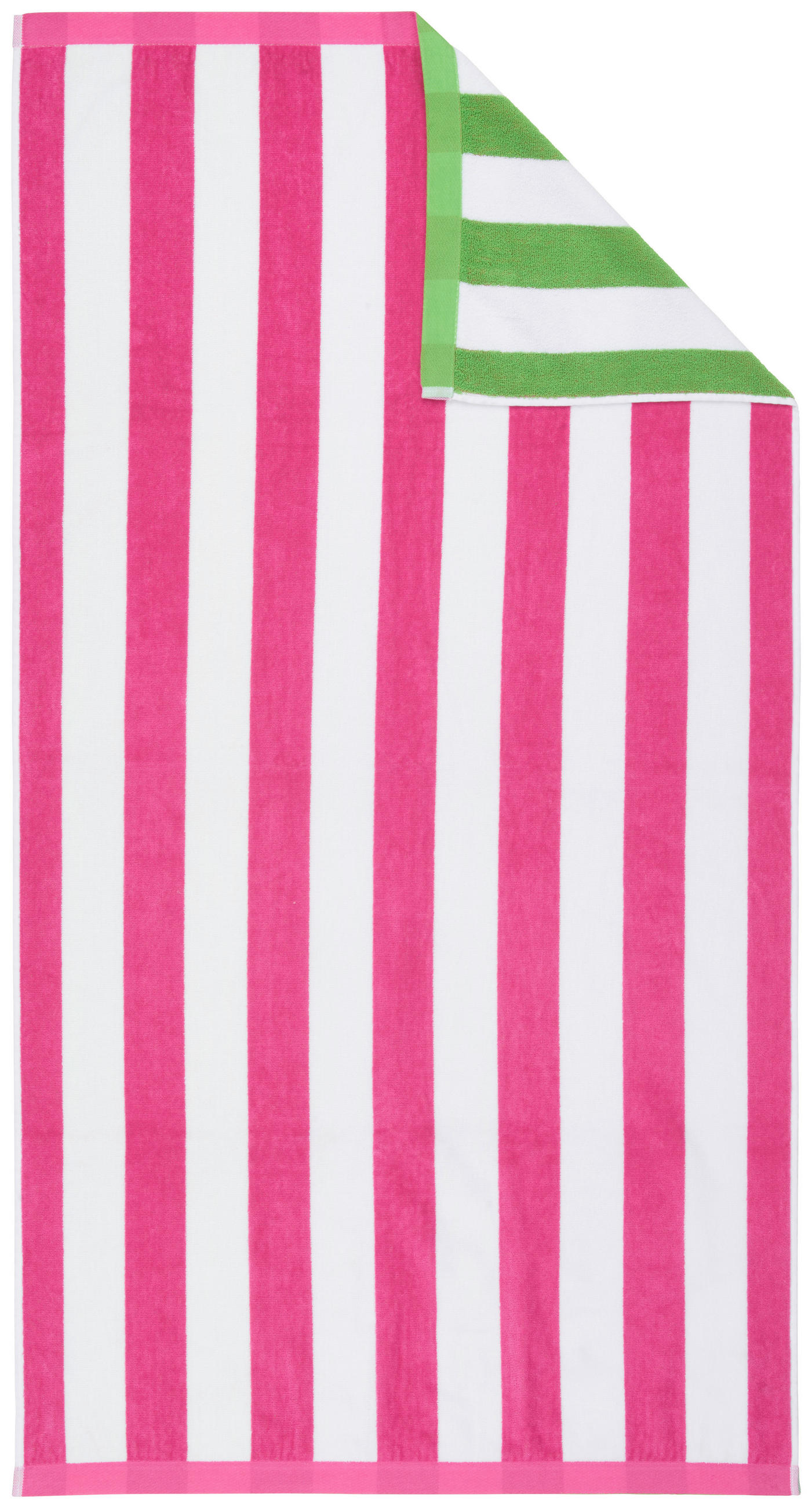 PLÁŽOVÁ OSUŠKA, 90/180 cm, viacfarebná, pink, svetlozelená - viacfarebná/pink, Basics, textil (90/180cm) - Esposa