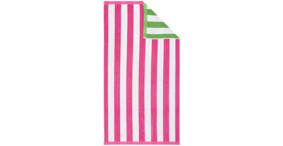 STRANDTUCH 90/180 cm Multicolor, Pink, Hellgrün  - Pink/Multicolor, Basics, Textil (90/180cm) - Esposa