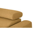 ECKSOFA in Chenille Currygelb  205/280 cm  - Currygelb/Schwarz, Design, Textil/Metall (205/280cm) - Xora