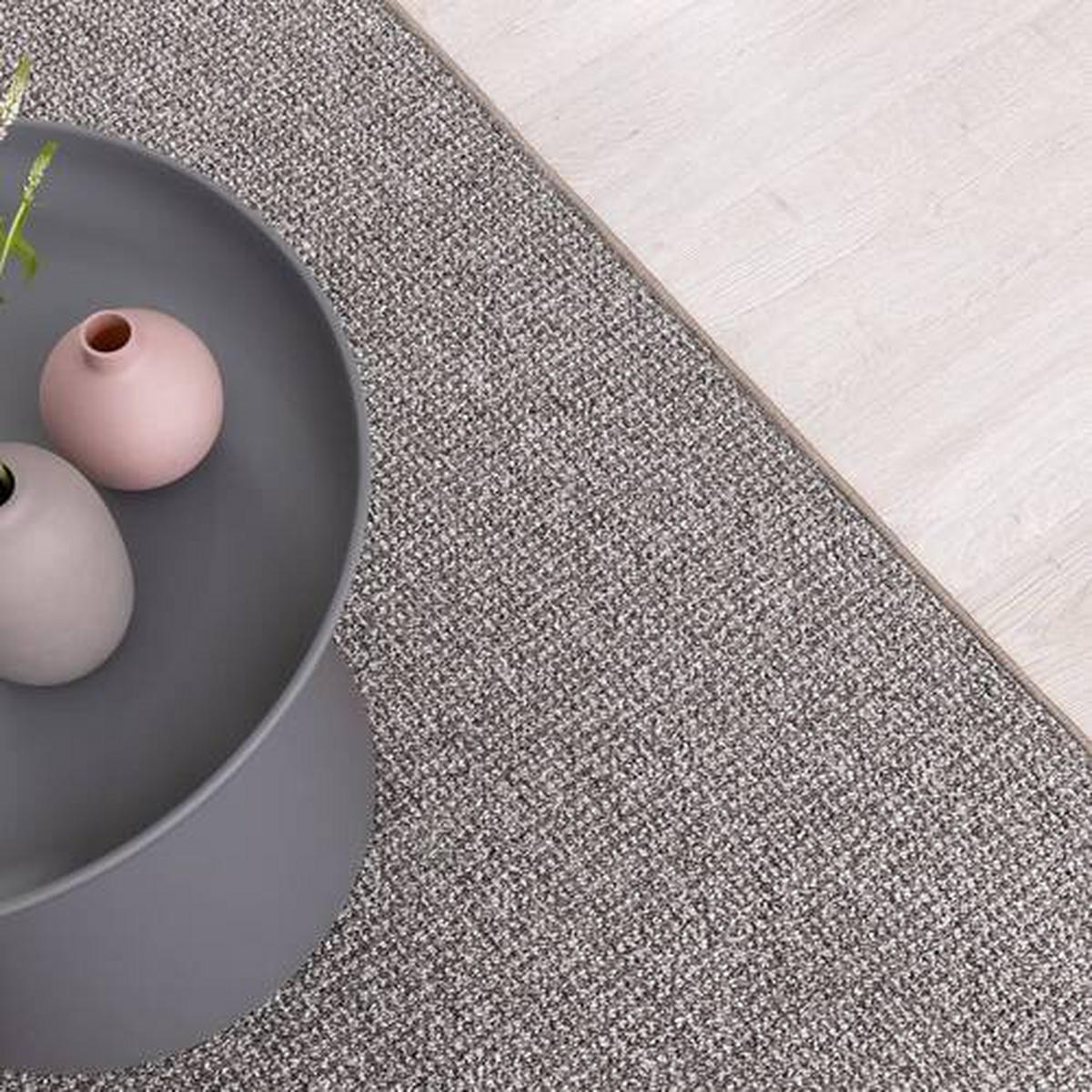 LÄUFER 80/450 cm Carlton Grau  - Grau, Basics, Textil (80/450cm)