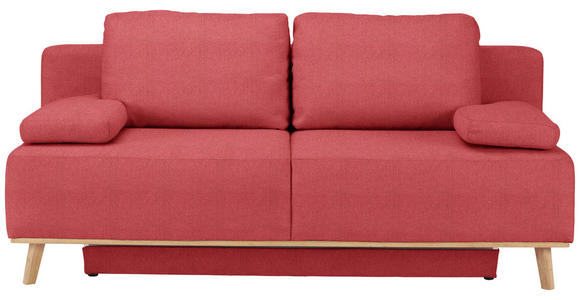 BOXSPRINGSOFA in Rot  - Rot, Design, Holz/Textil (203/97/107cm) - Dieter Knoll