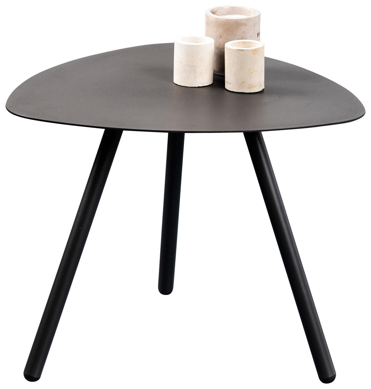 BEISTELLTISCH in Metall 60/60/35 cm  - Anthrazit, Design, Metall (60/60/35cm) - Xora