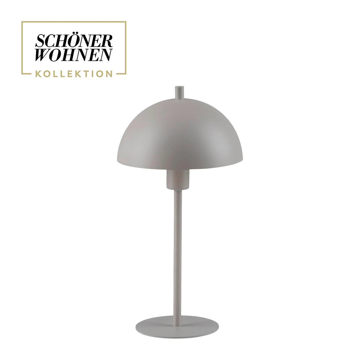 LED-TISCHLEUCHTE SW ALI 18/18/33,5 cm   - Sandfarben/Schwarz, Design, Glas/Kunststoff (18/18/33,5cm) - Schöner Wohnen