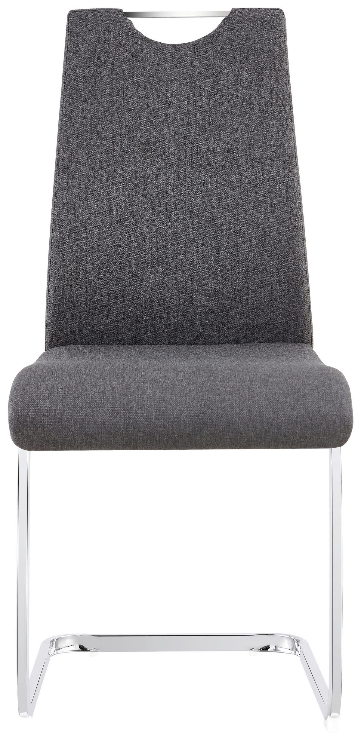 STOLICA  siva  metal, tekstil      - siva/boje kroma, Design, metal/tekstil (44/98/57cm) - Xora