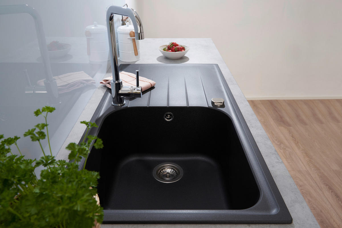 DISKHO 1725ORLANDO100X50S  - svart, Trend, sten (100/22,5/50cm) - Respekta