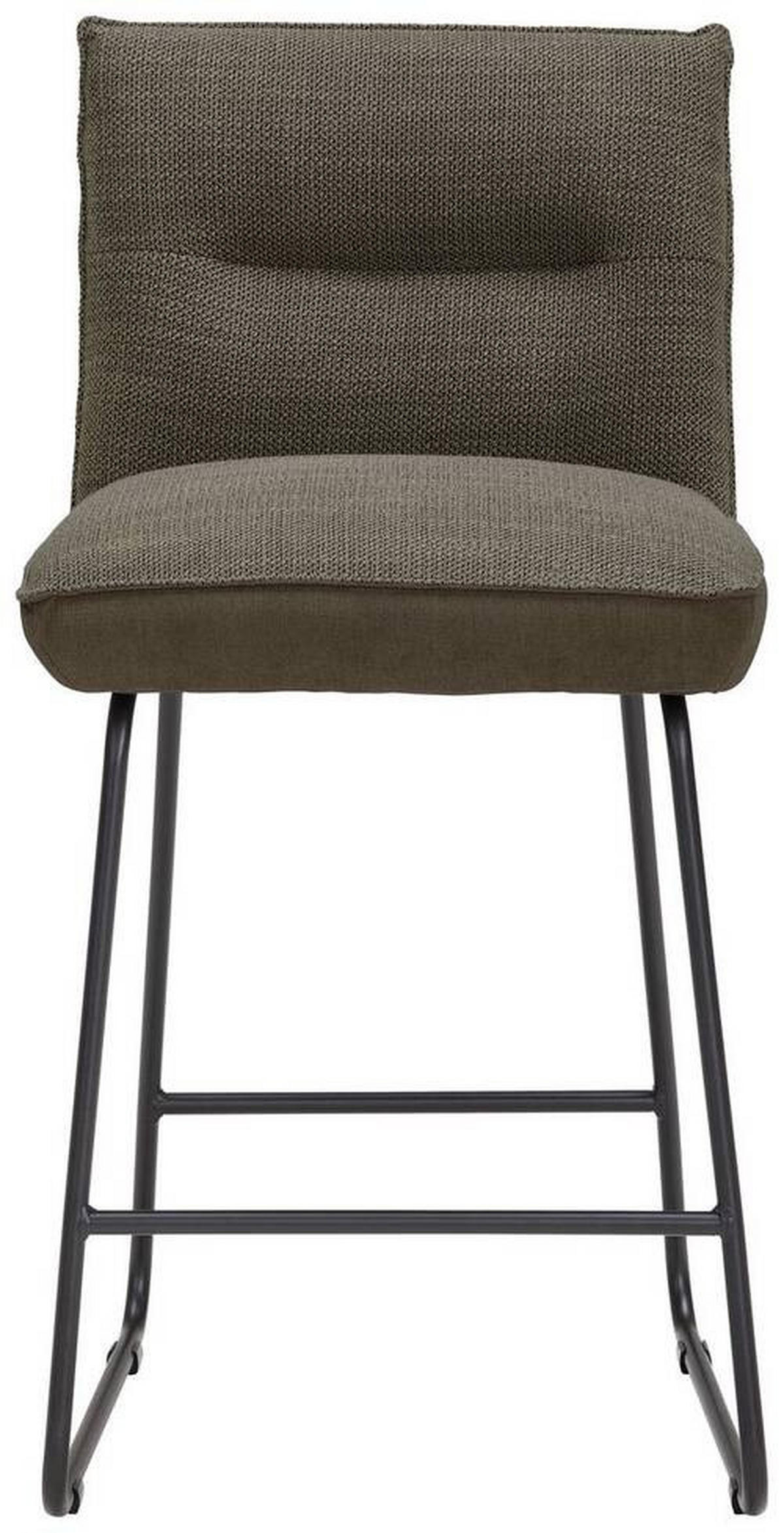 TRESENSTUHL in Metall, Textil Braun, Schwarz  - Schwarz/Braun, Design, Textil/Metall (48/92/54cm) - Dieter Knoll