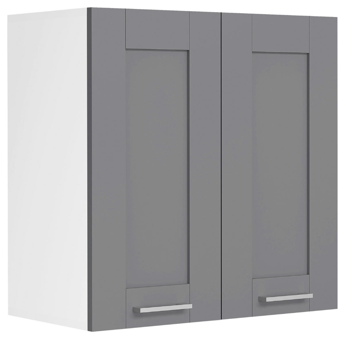 VÄGGSKÅP 60/60/31 cm  i antracit, vit  - vit/silver, Trend, trämaterial/plast (60/60/31cm) - MID.YOU